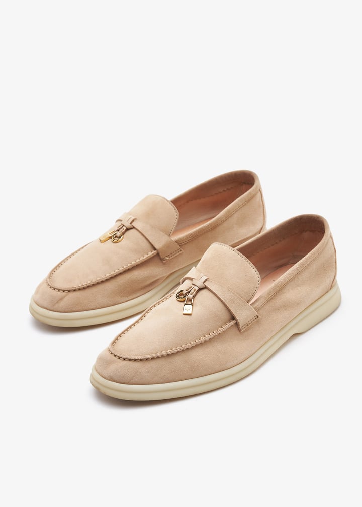Loro Piana Pre-Loved Summer Charms Walk loafers for Women