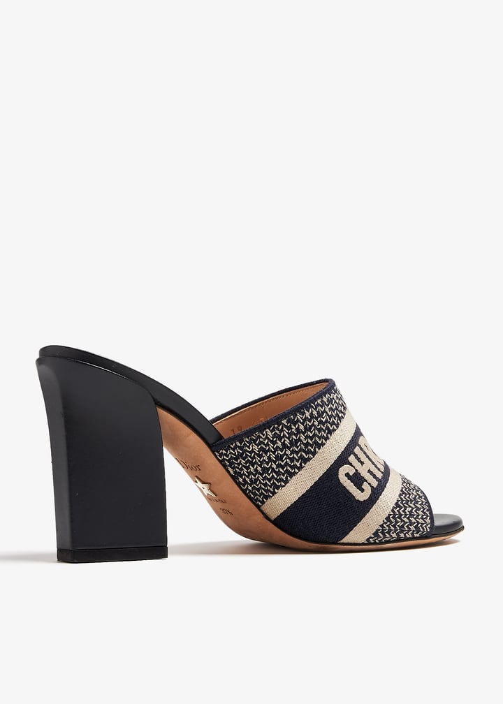 Dior Pre-Loved Dway mules for Women - Blue in UAE | Level Shoes
