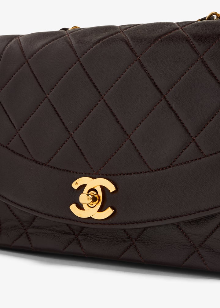 Chanel Pre-Loved Vintage Diana shoulder bag for Women Brown in