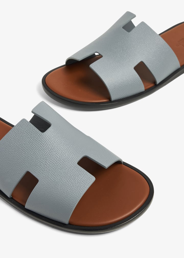 【HERMES】 Hermès Mauve Sylvestre Mysore Goatskin Clic 16 Wallet