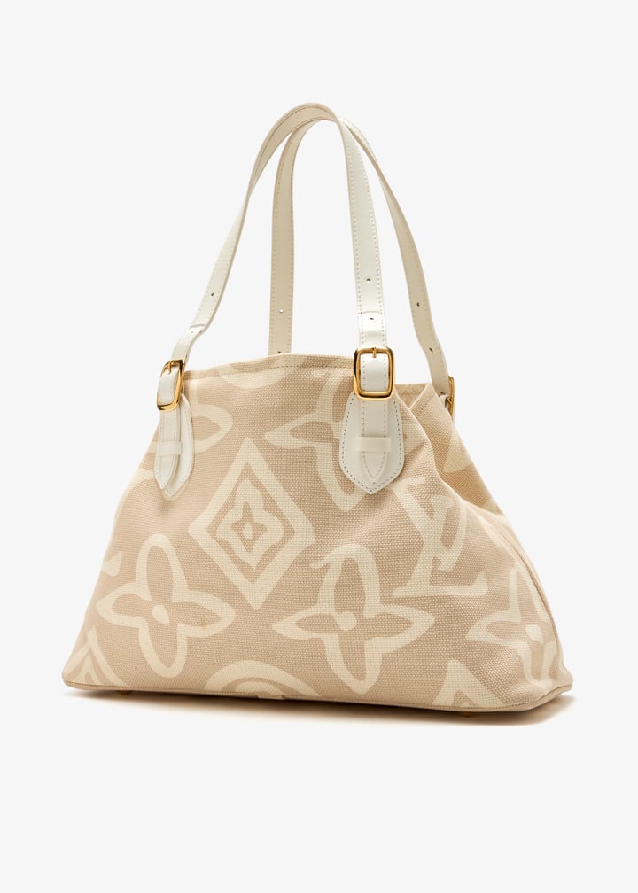 ♦LOUIS VUITTON♦Canvas Tahitienne Cabas PM Louis Vuitton Vintage - Tahitienne Cabas PM Bag - Brown