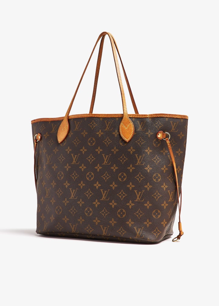 【SALE】LOUIS VUITTON/NEVERFULL MM TOTE BAG/金鳳花柄トート Louis Vuitton Neverfull MM Floral Pattern Silver in Coated
