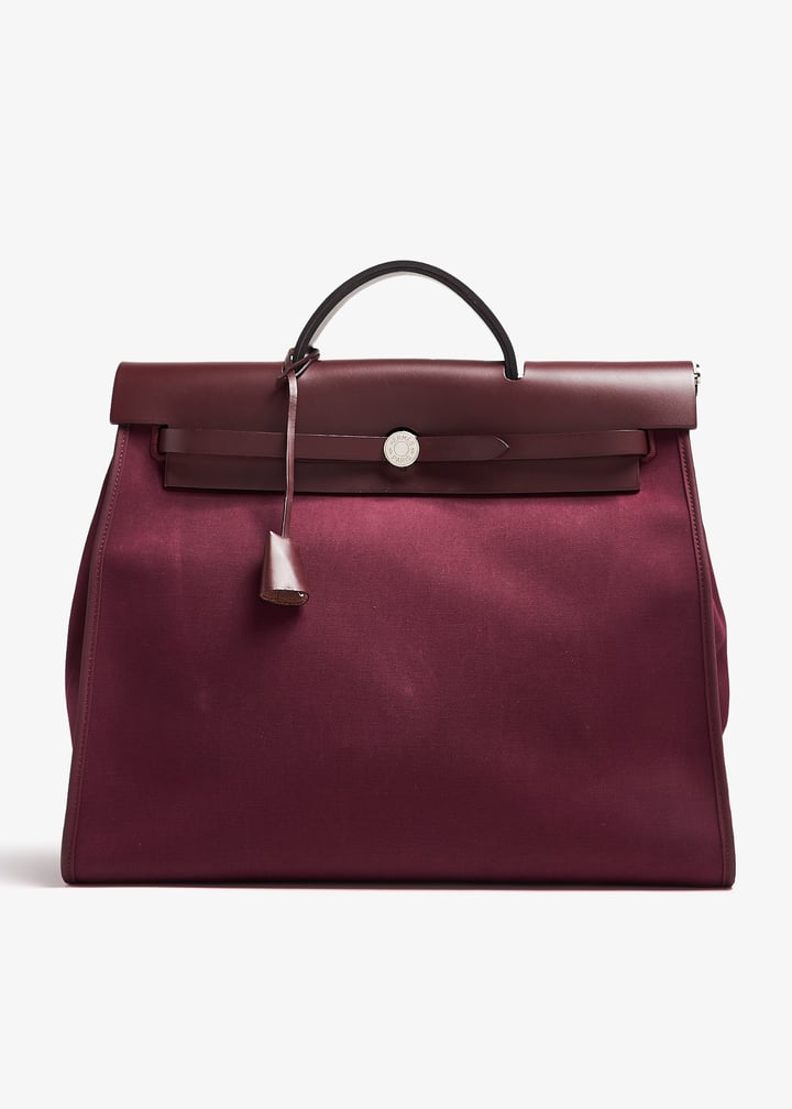 Hermès Pre-Loved Herbag Zip 39 bag for Women - Purple in UAE