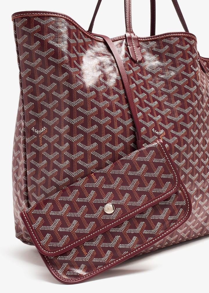 Goyard Pre-Loved Saint Louis GM bag for Women Burgundy in KSA