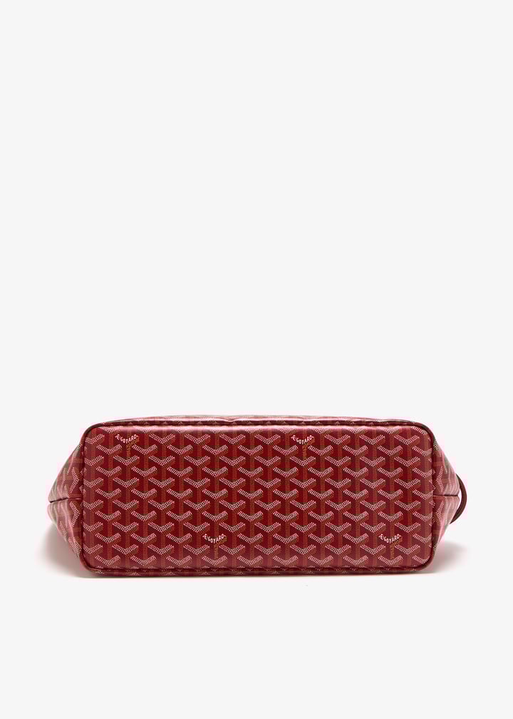 GOYARD 犬用レザーリード 赤 収納袋付き Goyard Pre-Loved Chien Gris pet carrier bag for Women - Red