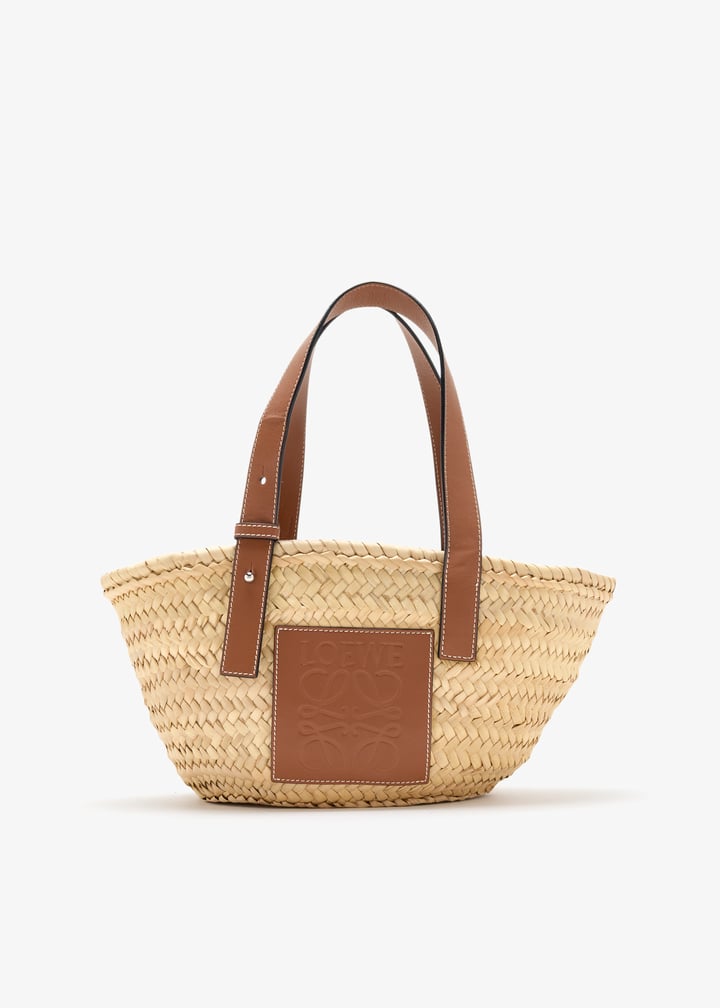 LOEWE Pre-Loved Small basket tote bag for Women - Beige in UAE