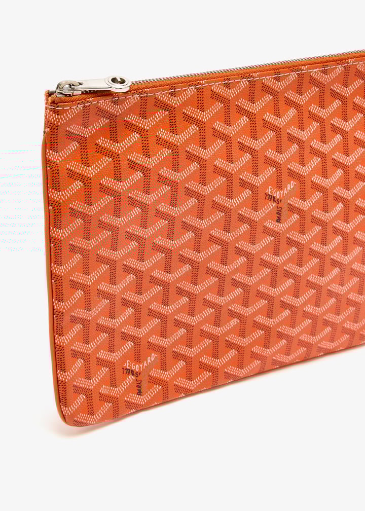 Goyard Pre-Loved Sénat MM pouch for Women Orange in Kuwait