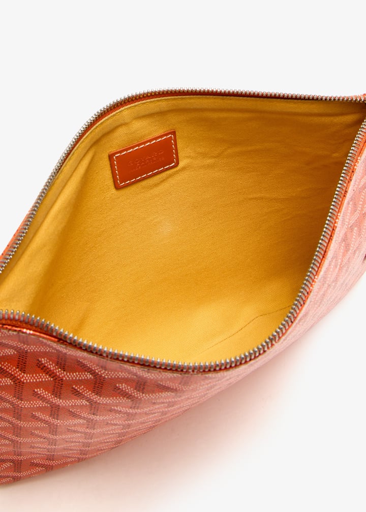 Goyard Pre-Loved Sénat MM pouch for Women Orange in KSA Level