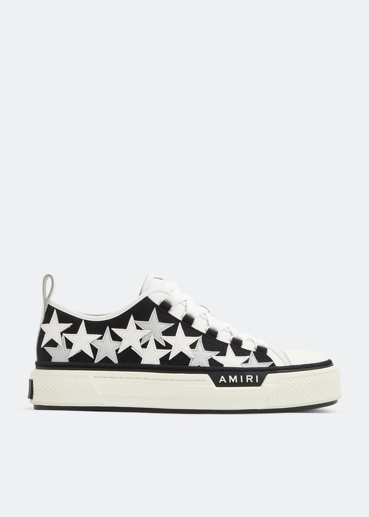 【AMIRI】Stars Court ローカットスニーカー 星形アップリケ AMIRI】Stars Court ローカットスニーカー 星形アップリケ WOMEN
