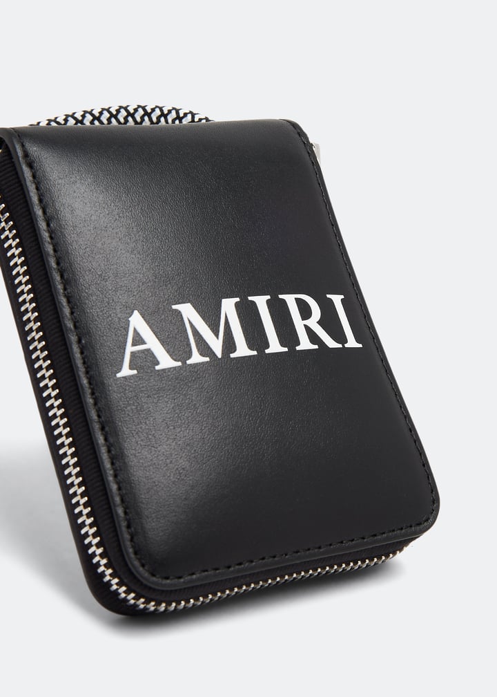 AMIRI Crossbody zip-around bag for Men - Black in USA | Level Shoes