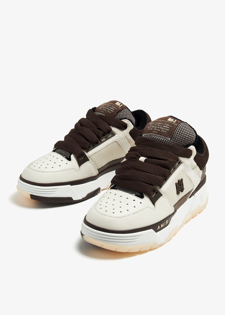 スニーカー AMIRI Ma-1 Sneakers - Amiri - Leather - Brown Amiri Ma-1 Leather Low Top Sneakers - Brown - 30% Off