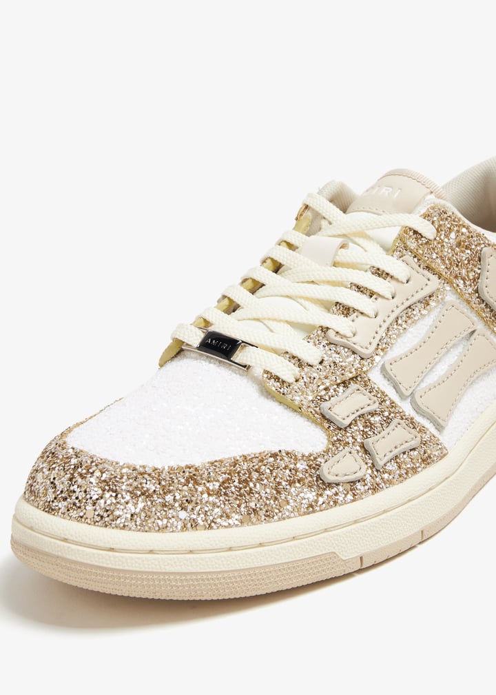 Glitter Skel low-top sneakers