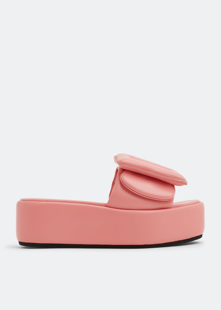 BOYY Puffy platform sandals for Women Pink in UAE Level Shoes