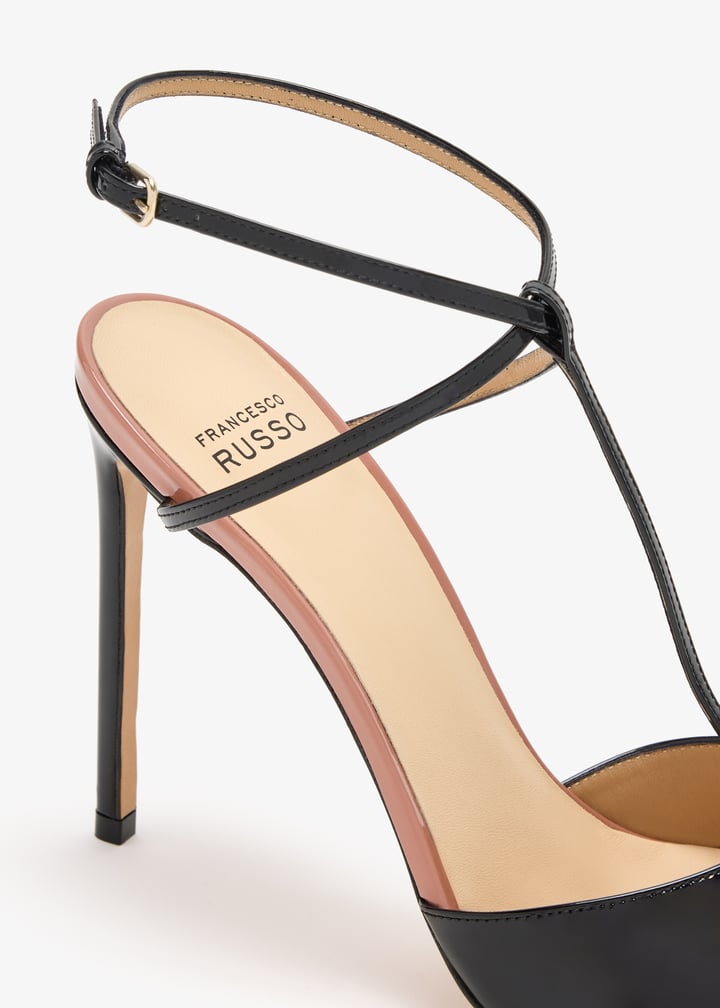 Francesco Russo T-Strap pumps for Women - Black in UAE | Level Shoes