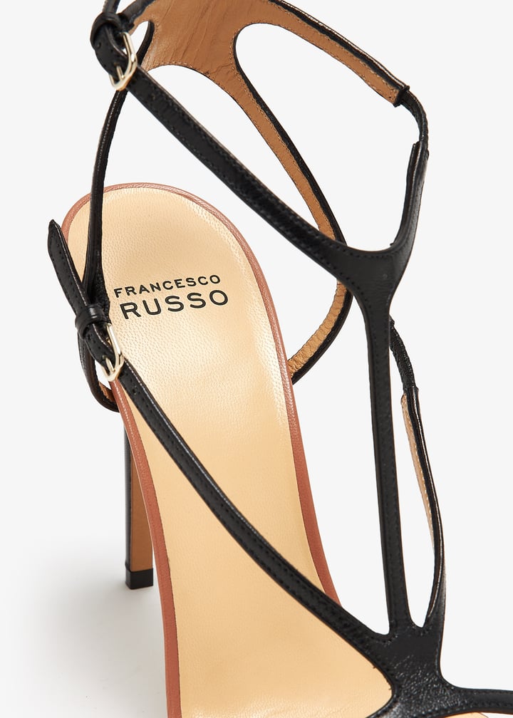 シューズ・サンダルその他 FRANCESCO RUSSO Woman Heeled sandals Black R1S956N200 300 FRANCESCO RUSSO Woman Heeled sandals Black R1S956N200 300