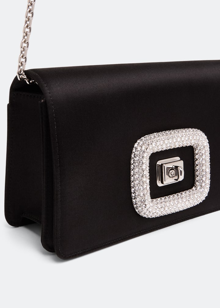 ROGER VIVIER VIV CHOC ミニバッグ ブラウン Woman ヴィヴ ショック レザー ショッピング バッグ