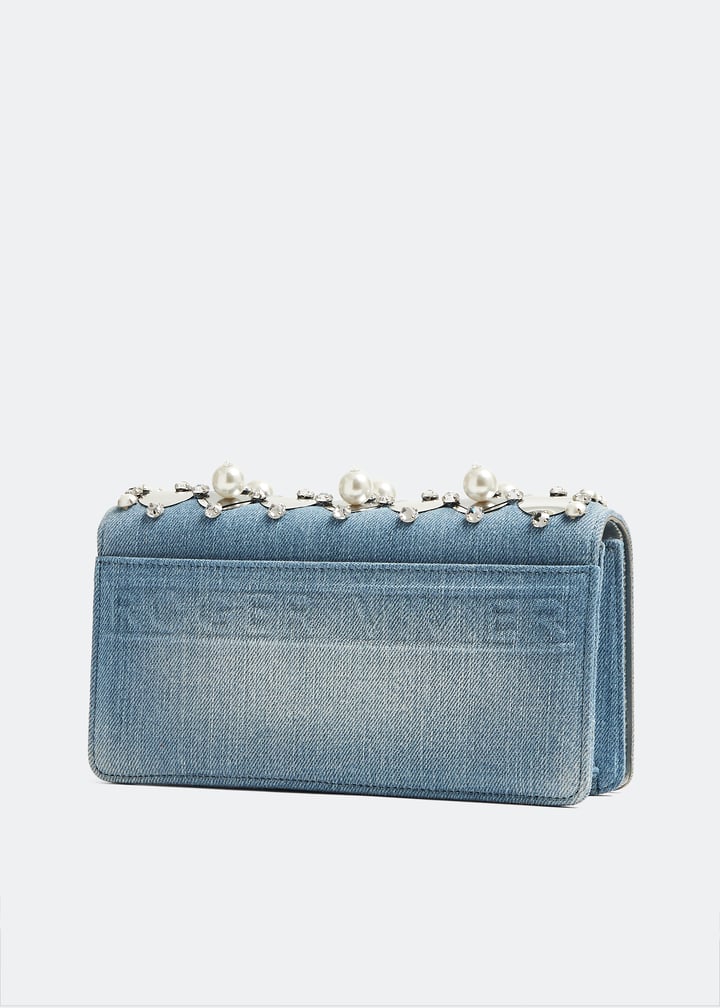 Roger Vivier Viv' Choc Disco mini bag for Women - Blue in