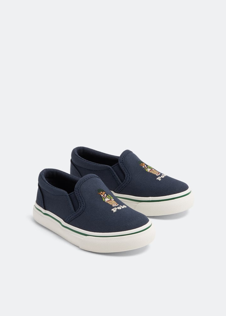 Polo Ralph Lauren Keaton Bear slip-on sneakers for Baby  display picture 3