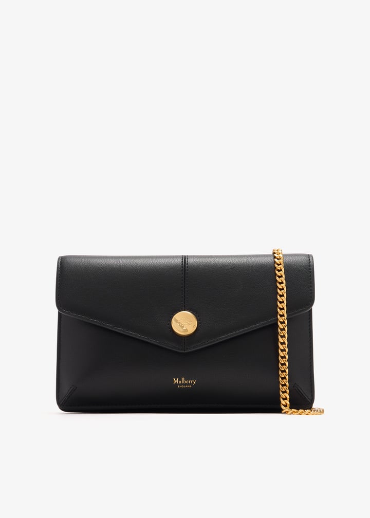 Mulberry Press Stud Chain Pochette bag for Women - Black in KSA