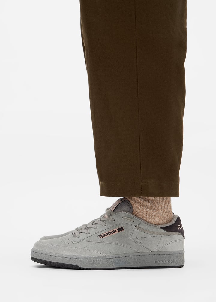 Reebok Club C 85 Sneakers In Suede In Grey Reebok Club C Sneakers