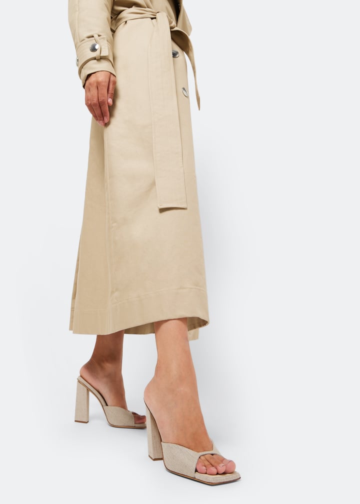 Gia Borghini x RHW Rosie 14 mules for Women - Beige in UAE