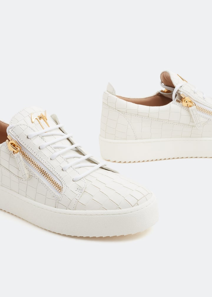 Giuseppe Zanotti Frankie sneakers for Men - White in UAE Giuseppe Zanotti Frankie sneakers for Men - White in UAE