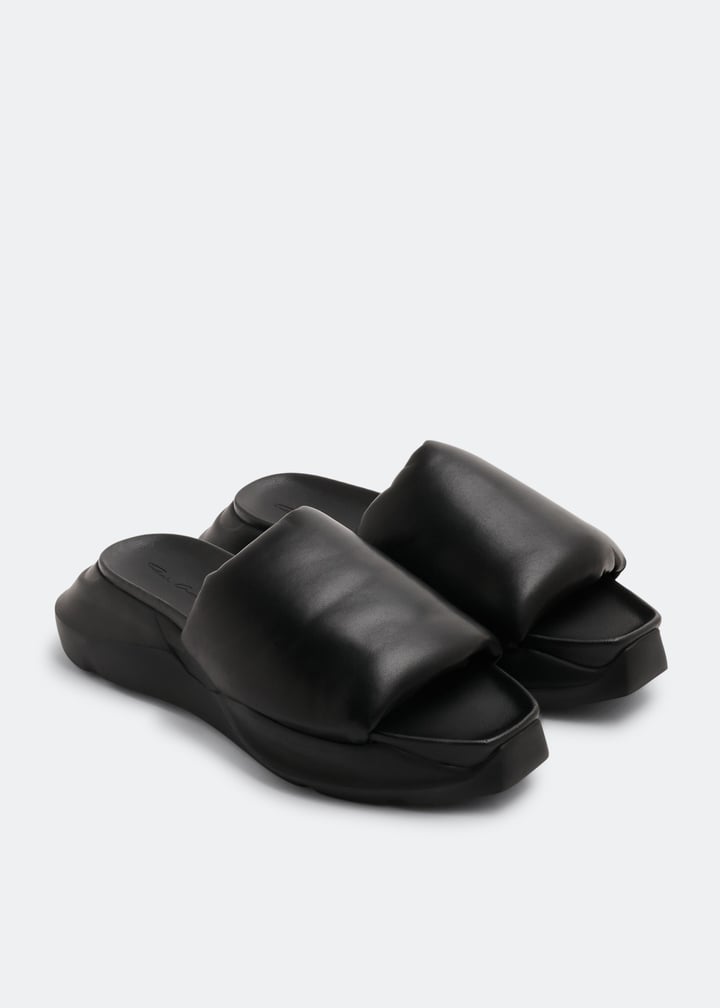 箱付・美品　Rick Owens　GETH PUFFER S　厚底　サンダル 箱付・美品 Rick Owens GETH PUFFER S 厚底 サンダル - メルカリ