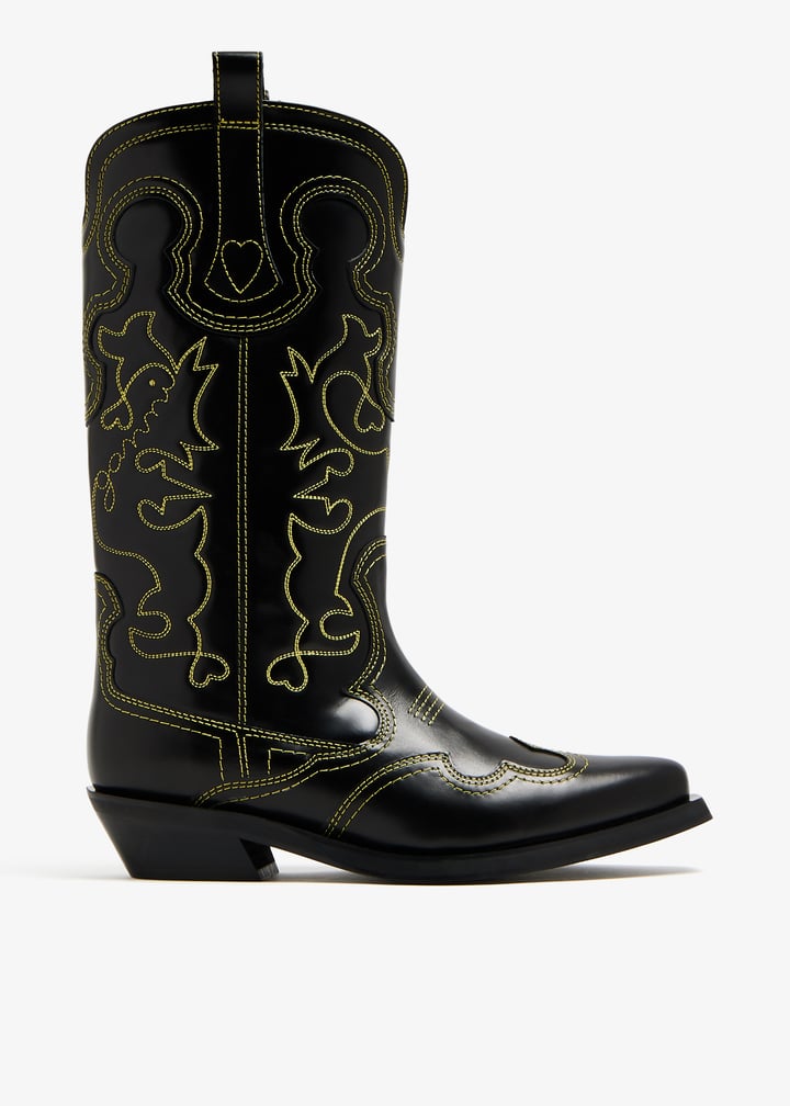 Embroidered Western boots