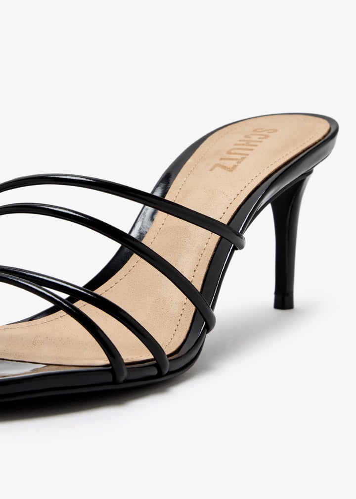 Schutz Inez mules for Women - Black in UAE | Level Shoes