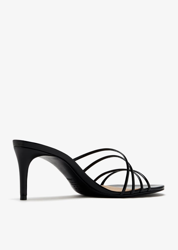 Schutz Inez mules for Women - Black in UAE | Level Shoes