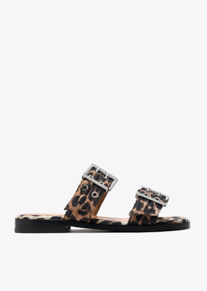 【関税＆送料込み】Ganni Feminine Sandals Amazon.com: Ganni, Feminine Buckle Slip-On Sandals, 37 (7