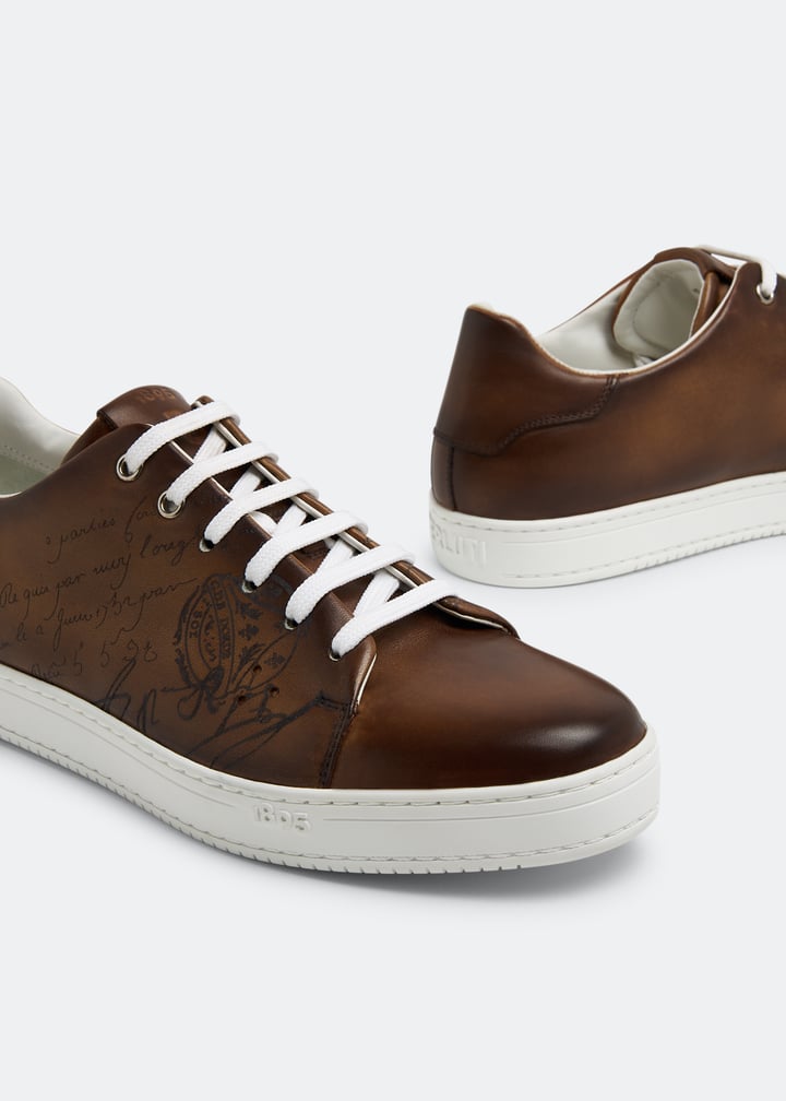 Berluti Playtime Scritto sneakers for Men - Brown in UAE
