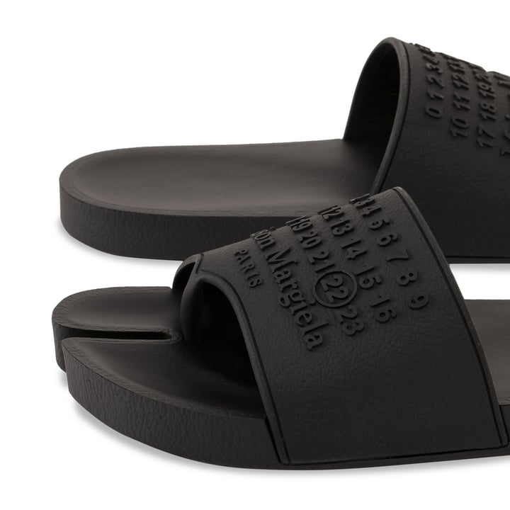 【Maison Margiela】Men Sandals S57WP0101P3292 H8396 Black Maison Margiela Tabi County Sandals S57WP0103.P3292-H8396