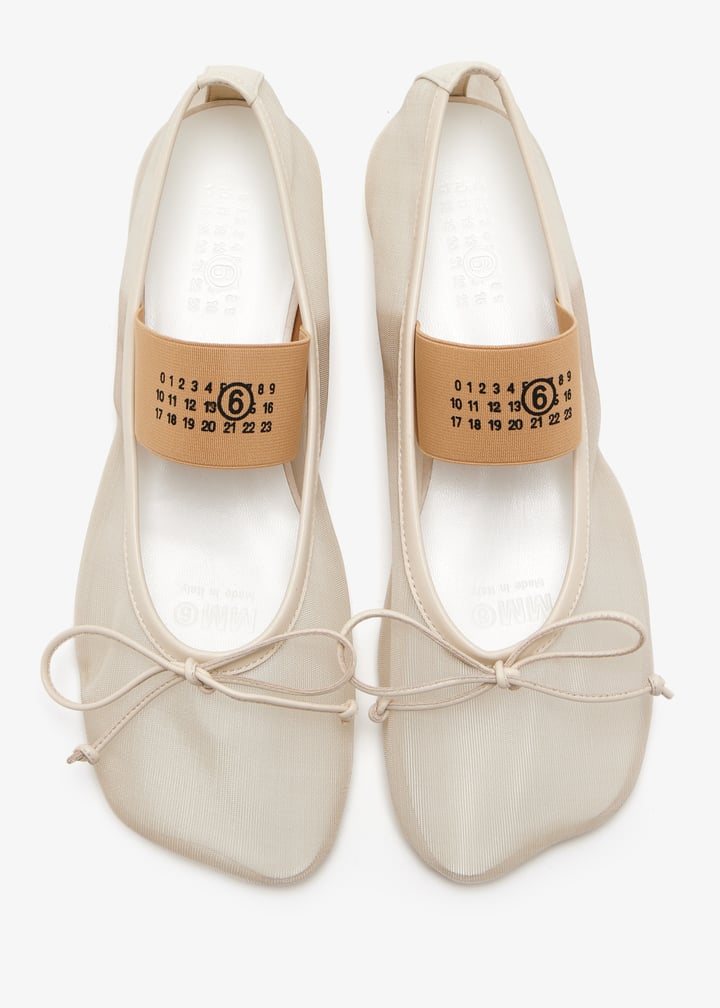 【値下げ】MM6 Ballerina Cream 35 パンプス MM6 Ballerina Cream 35 パンプス