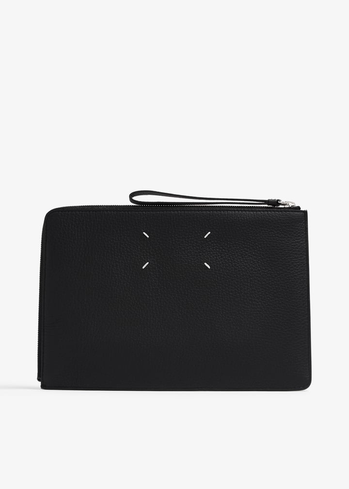 Maison Margiela Four stitches pouch for Men - Black in UAE