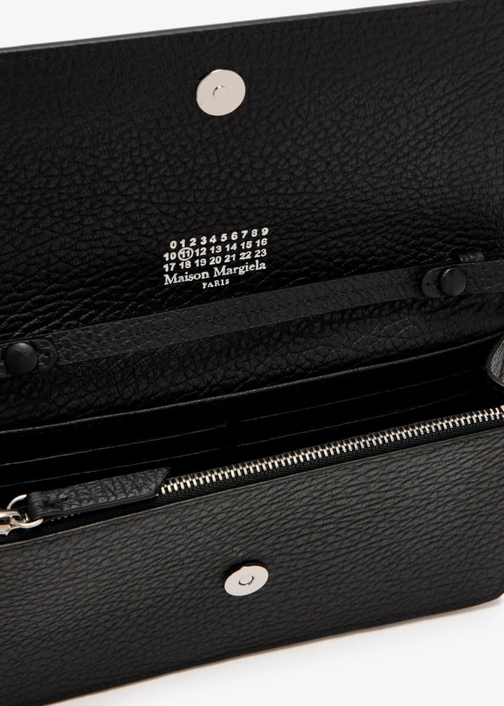 Maison Margiela Four stitches chain wallet for Women - Black
