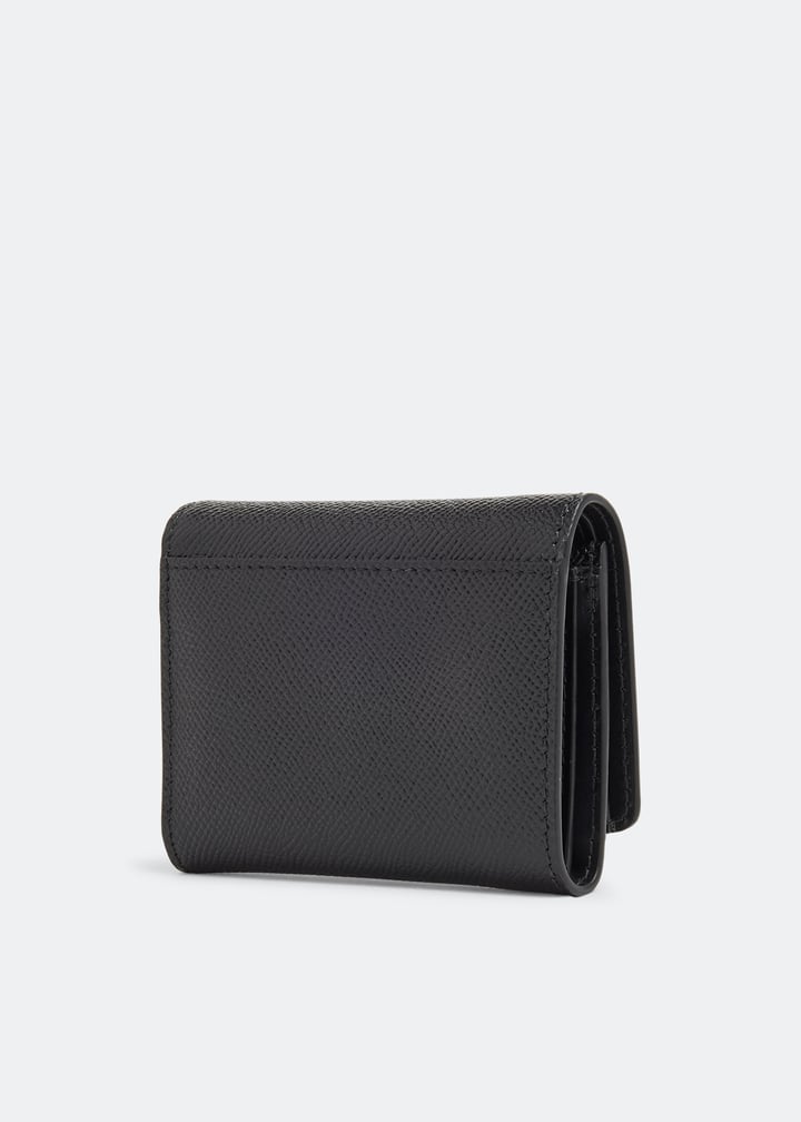 Maison Margiela Zip compact tri-fold wallet for Men - Black