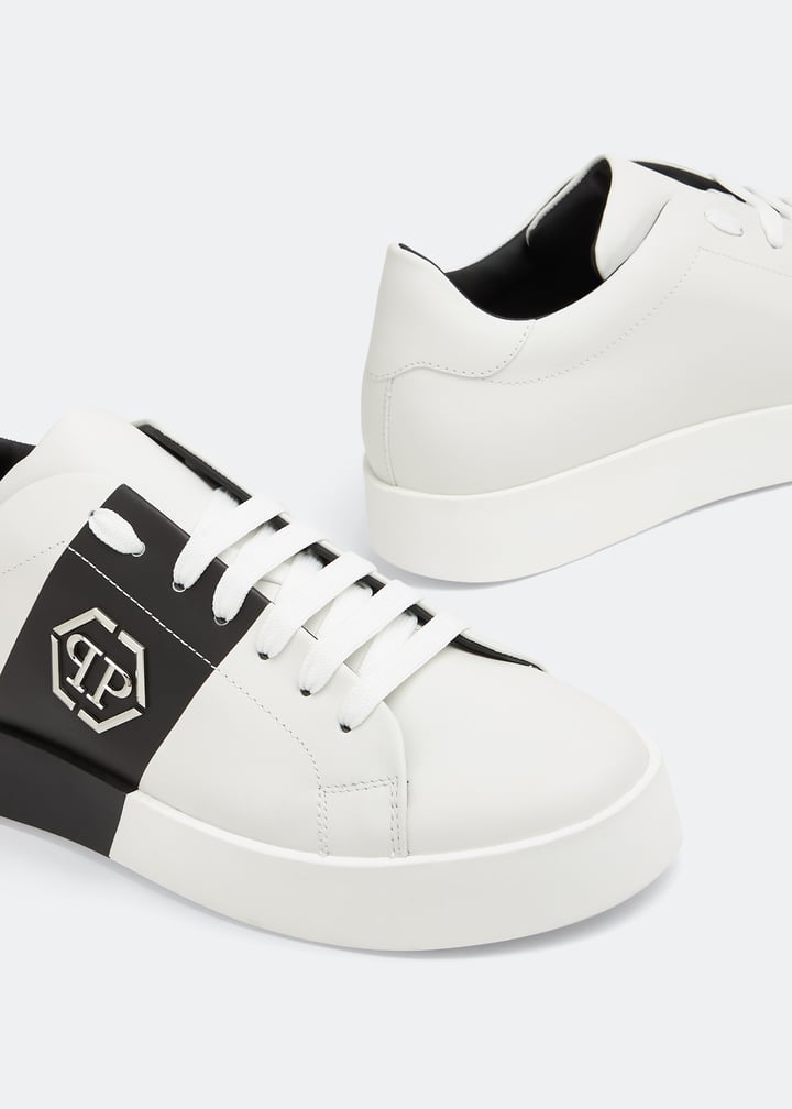Philipp Plein Hexagon lo-top sneakers for Men - White in UAE