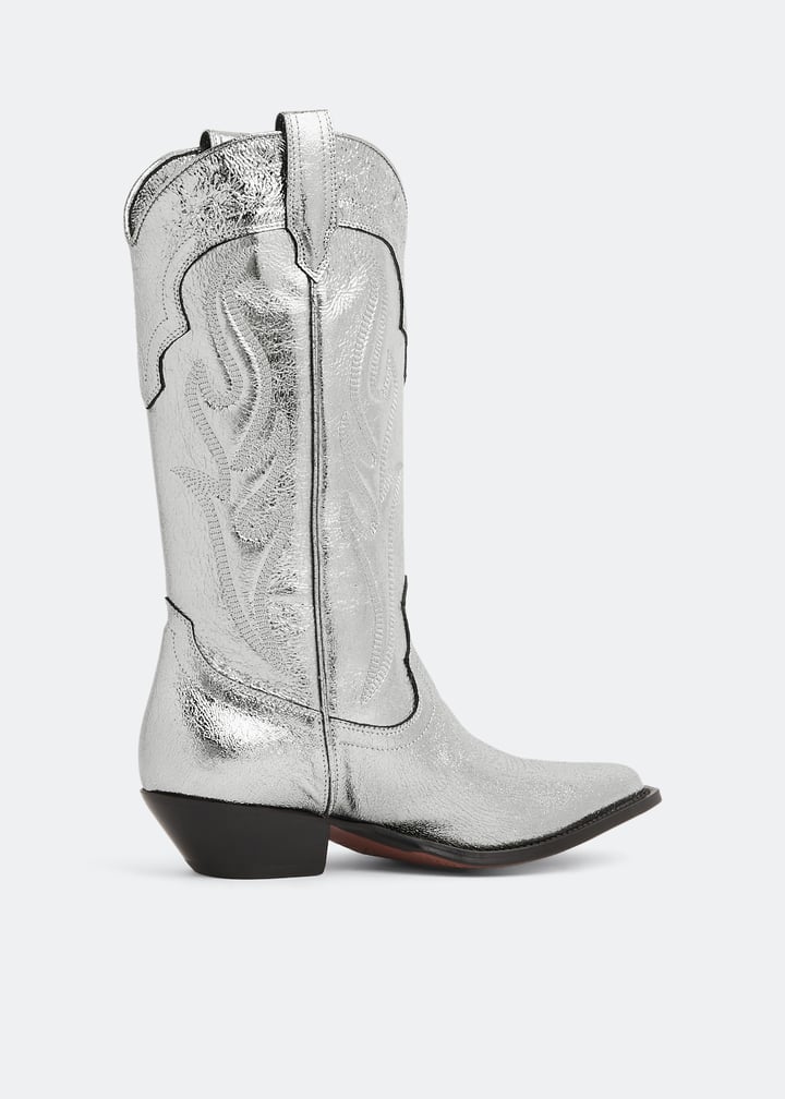【関税送料込】☆SONORA☆Santa Fe cowboy boots SANTA FE Men's Cowboy Boots in Black Calfskin | Off-White