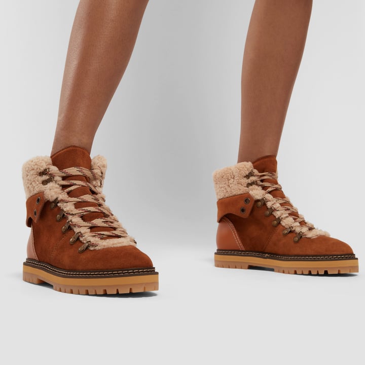 See By Chloé Luster ankle boots for Women - Brown in UAE