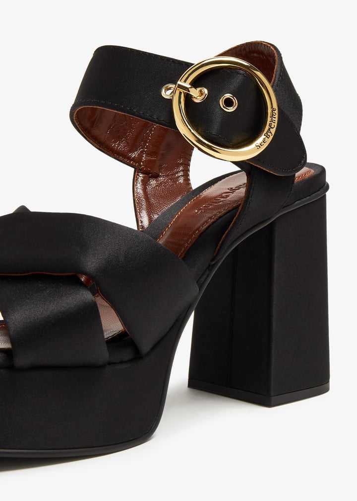 See By Chloé Lyna heeled sandals for Women - Black in UAE