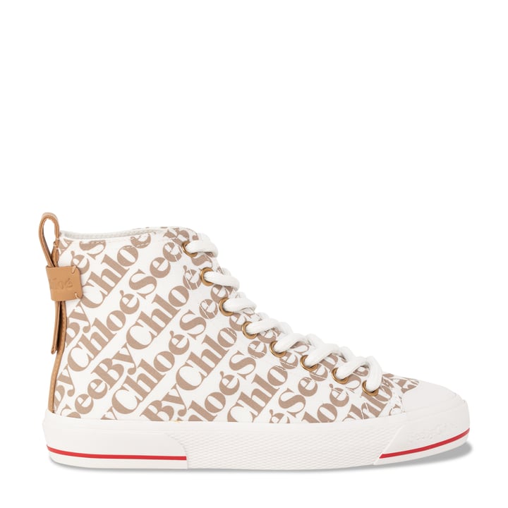 【関税込み】See by Chloe ホワイト＆トープ Aryana スニーカー See By Chloé Aryana sneakers for Women - Beige in UAE
