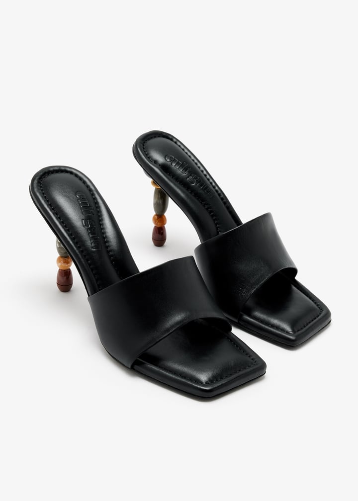 Cult Gaia Mahina sandals for Women - Black in USA | Level Shoes