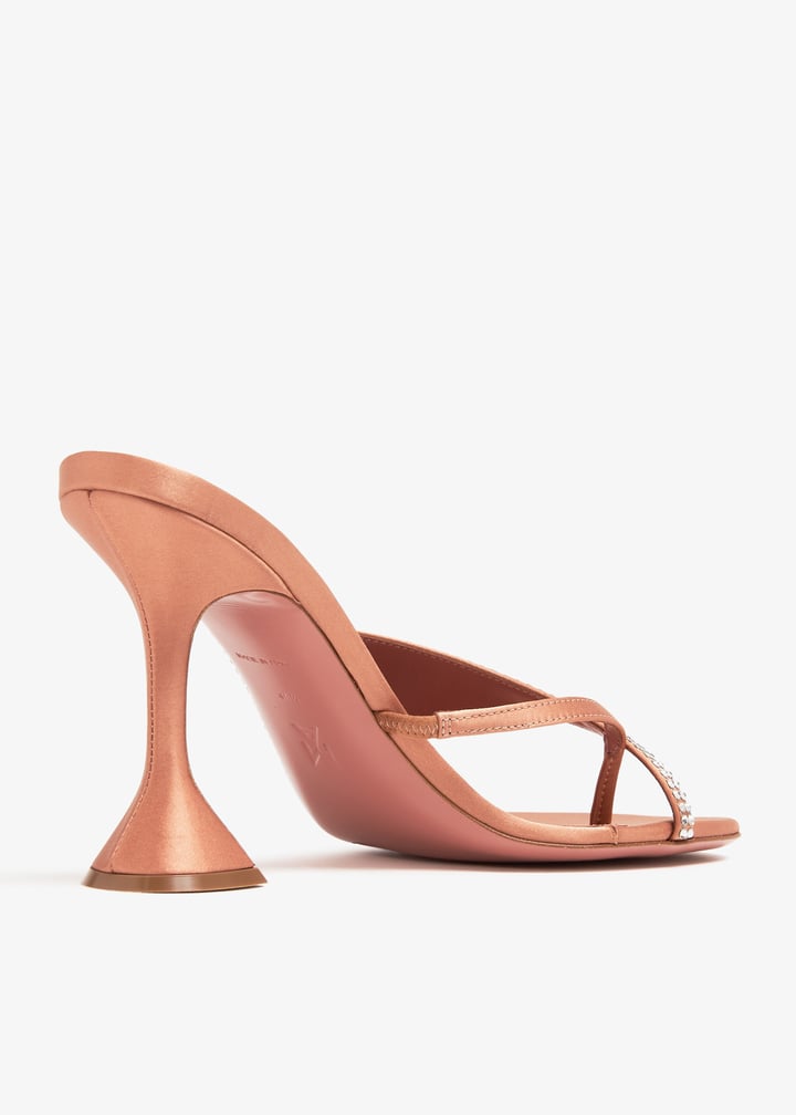 サンダル・ミュール AMINA MUADDI SHIONASLIPPER95 Sandals Beige Amina Muaddi 95mm Shiona snakeskin-effect Sandals | Neutrals