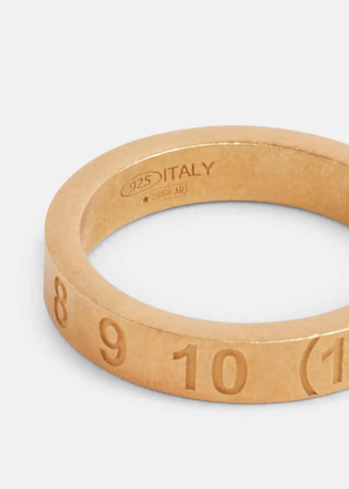 MAISON MARGIELA｜ (SI8UQ0001 SV0129 950) Maison Margiela Numerical ring for Women - Gold in UAE