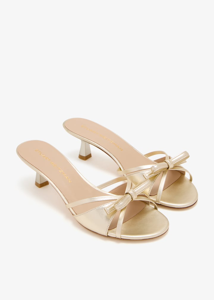 STUART WEITZMAN フェリシティホウティテルサンタル 【関税込】 Stuart Weitzman Felicity 50 女式凉鞋- 金色阿联酋| | Stuart