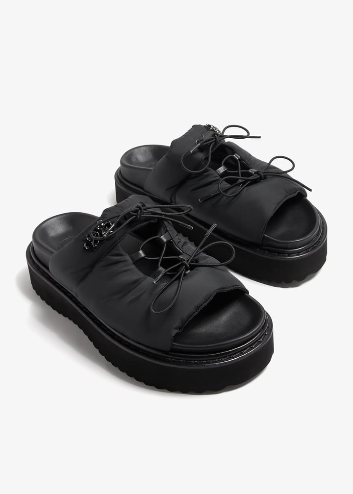 Simone Rocha Platform Ghillie sandals for Women - Black in