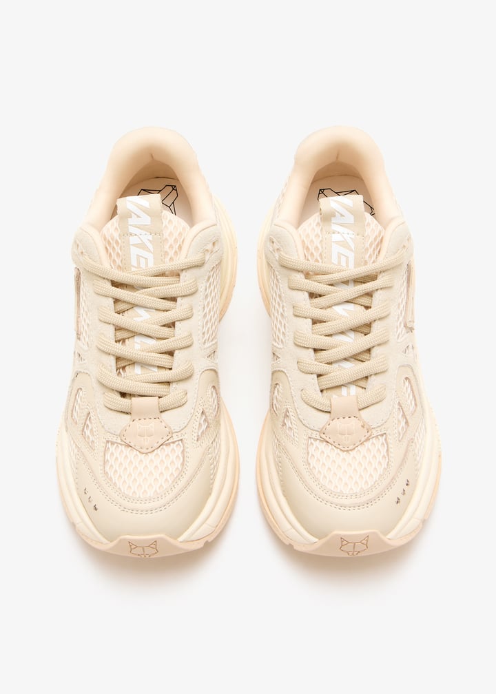 Naked Wolfe Smash sneakers for Women - Cream in UAE | Level Shoes Naked Wolfe Smash sneakers for Women - Cream in UAE | Level Shoes