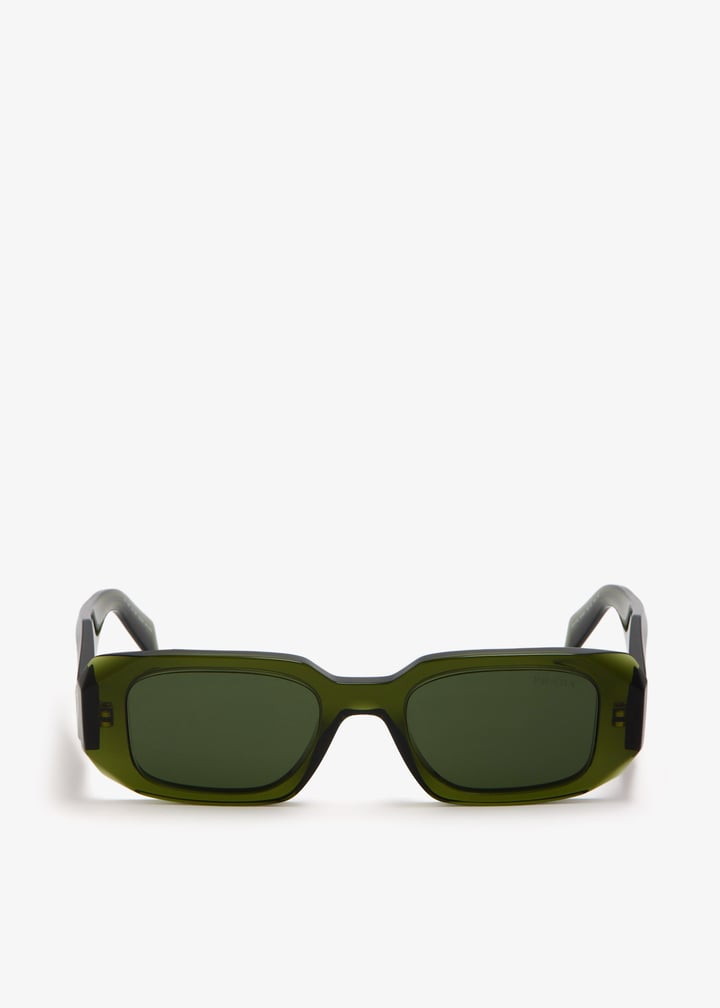 【関税&送料込】Prada Army Green Acetate Sunglasses Prada Prada Symbole sunglasses for Women - Green in UAE