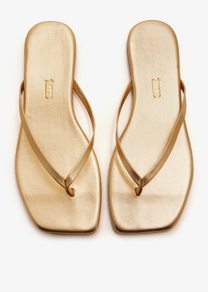 TKEES Lily Blink flip flops for Women Gold in UAE Level Shoes
